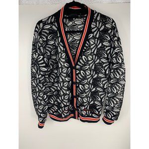 Dolce Cabo Black and White Cardigan Size L